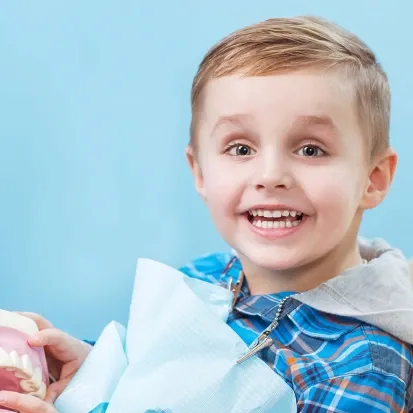 Child Receiving Top Dental Care