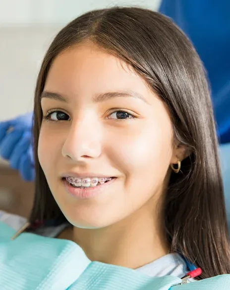 Smiling Child with Braces